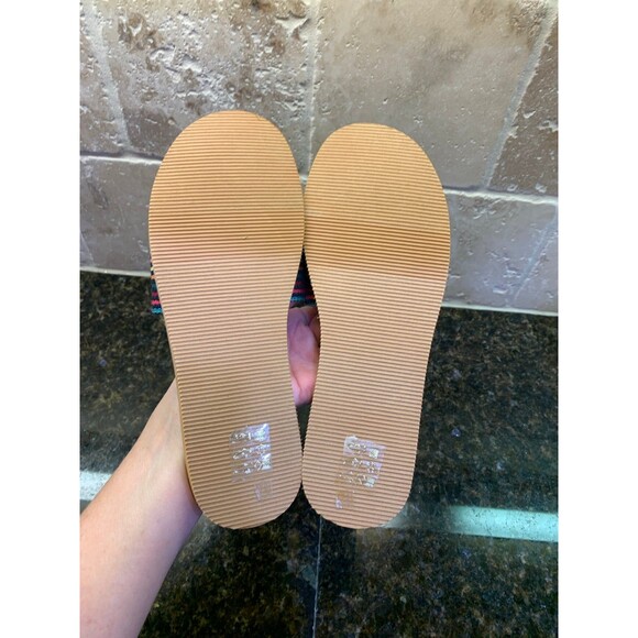 Madewell The Maddie Slide Sandal in Rainbow Stripe Size 7 NWT - Picture 5 of 6